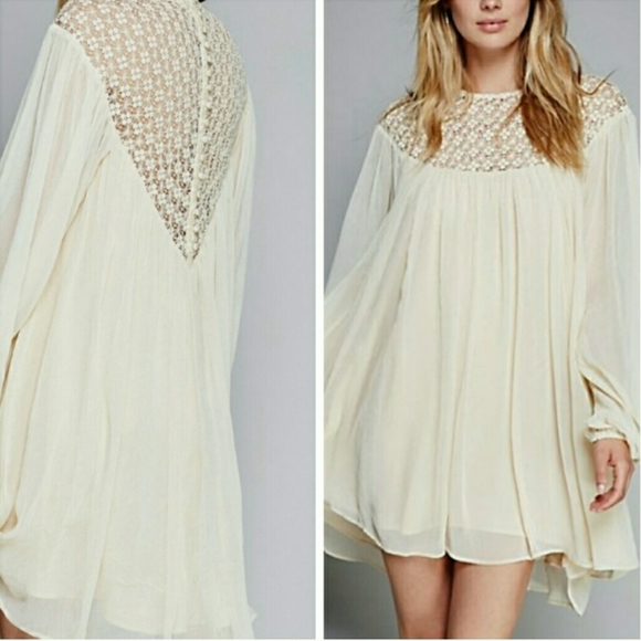 Free People Dresses & Skirts - Free People Limited Edition Boho Crochet Dress